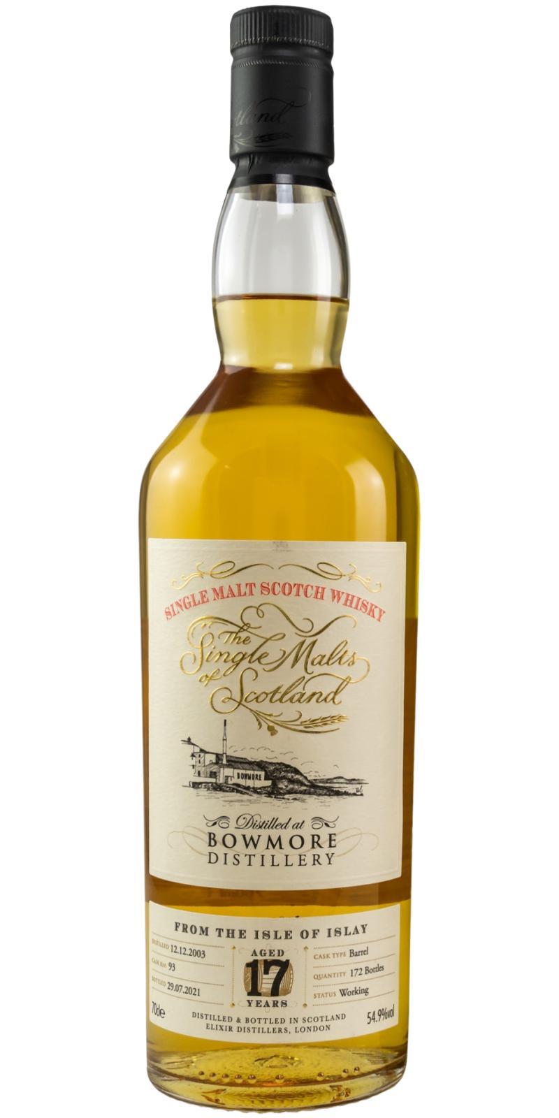 Bowmore 2003 ElD The Single Malts of Scotland