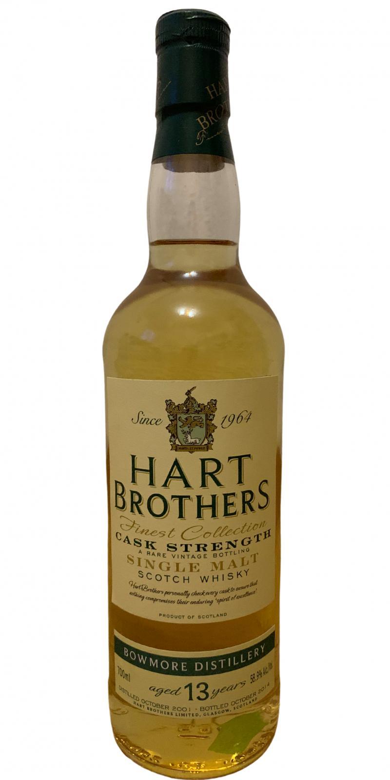 Bowmore 2001 HB Finest Collection - Cask Strength