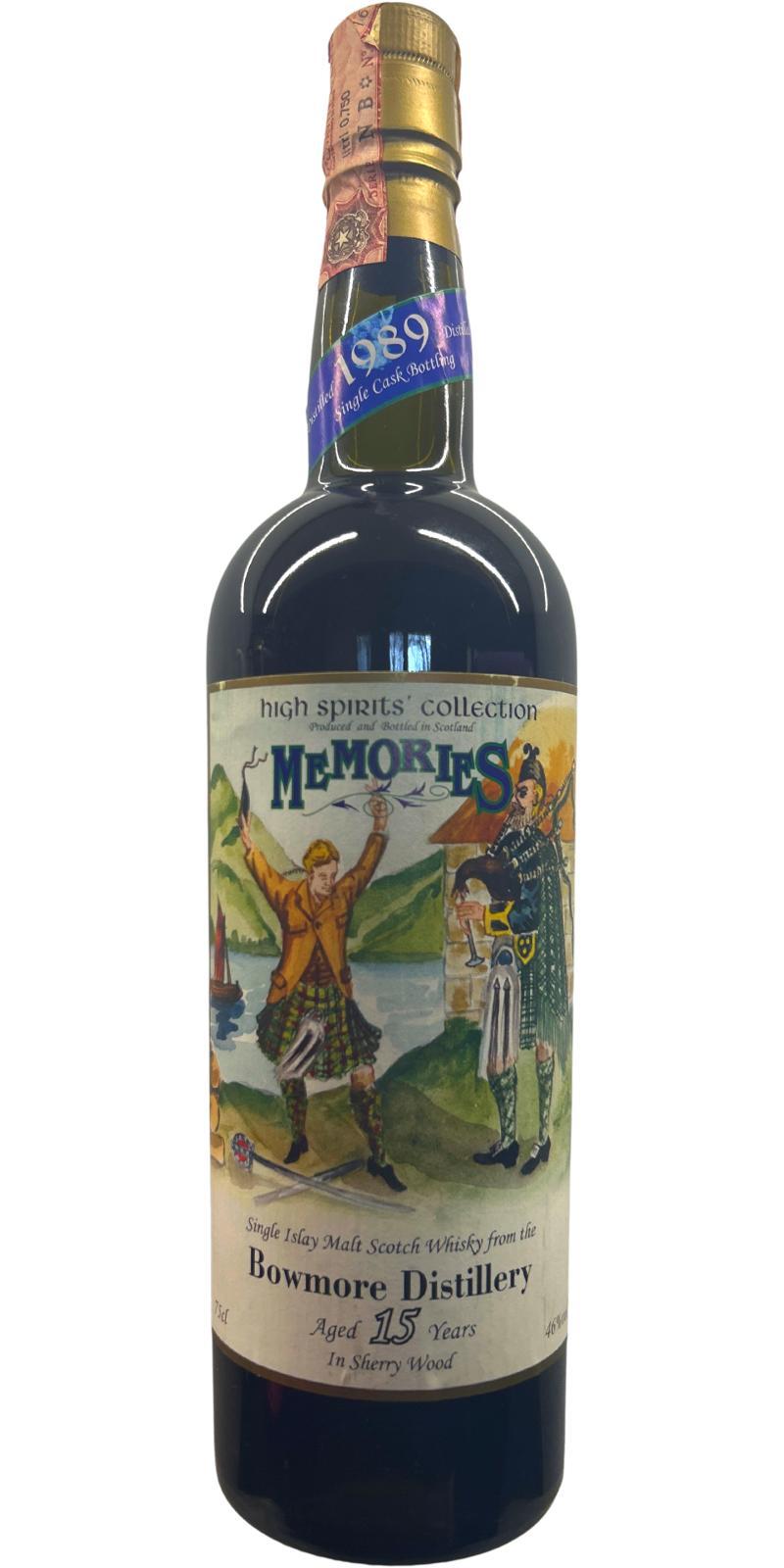 Bowmore 1989 HSC Memories