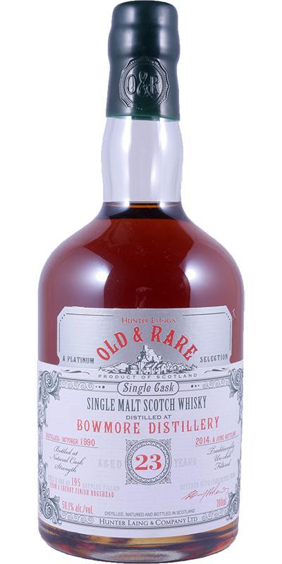 Bowmore 1990 HL Old & Rare - A Platinum Selection