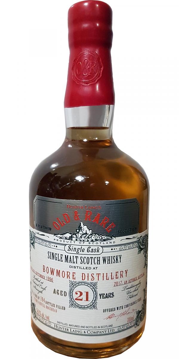 Bowmore 1996 HL Old & Rare - A Platinum Selection