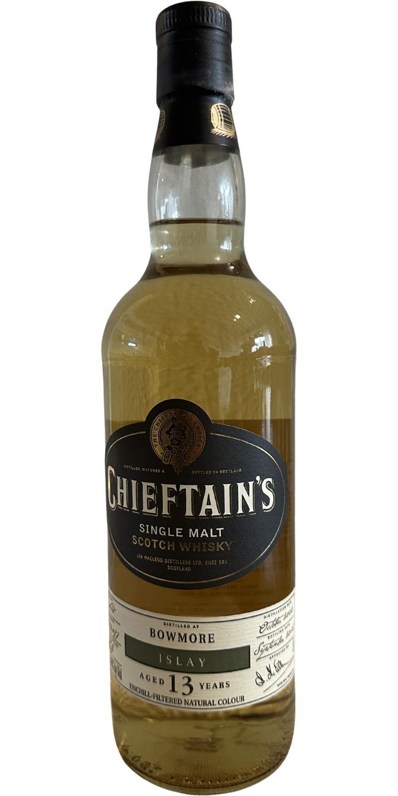Bowmore 2002 IM Chieftain's