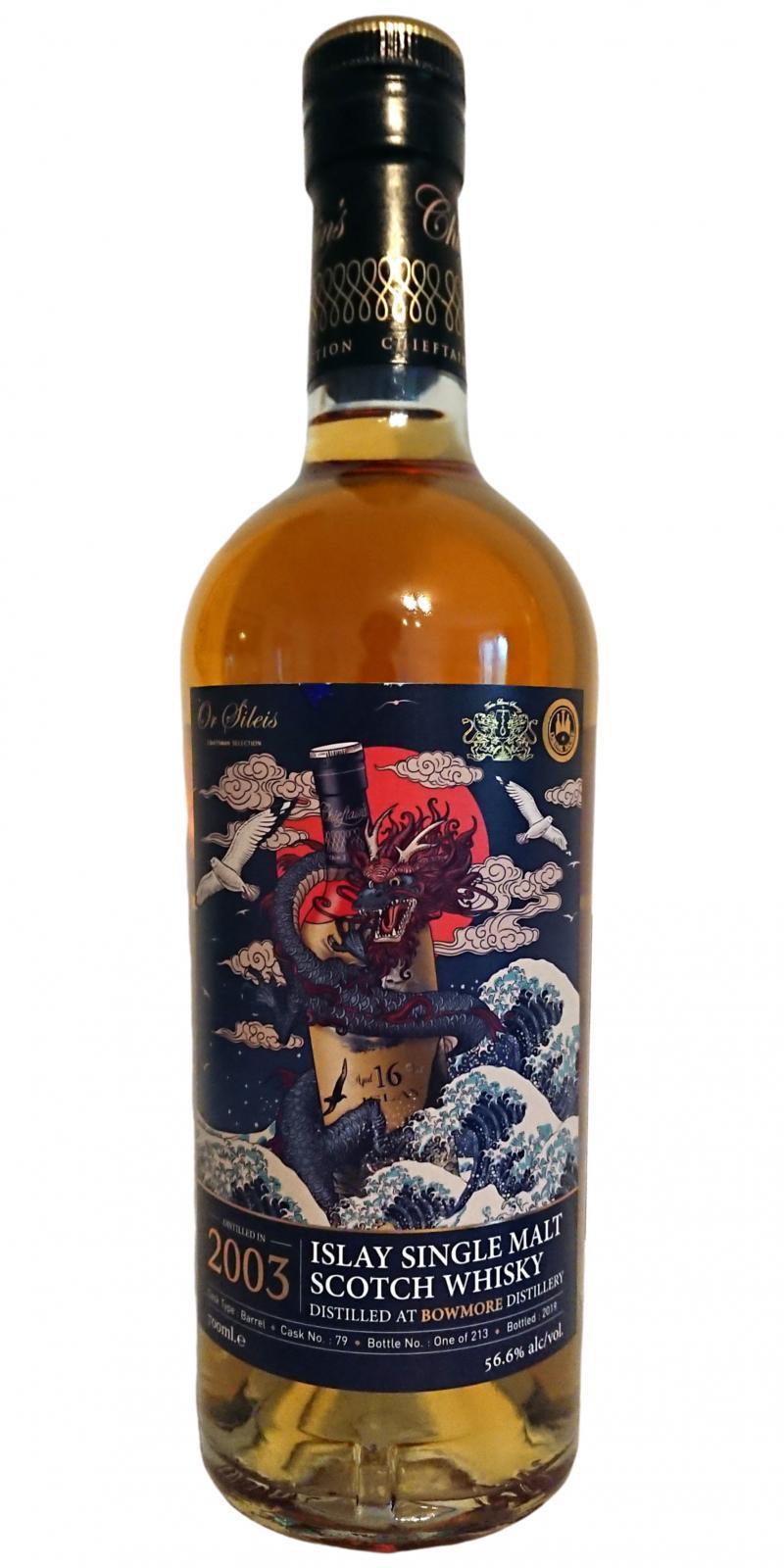 Bowmore 2003 IM Chieftain's - Or Sileis