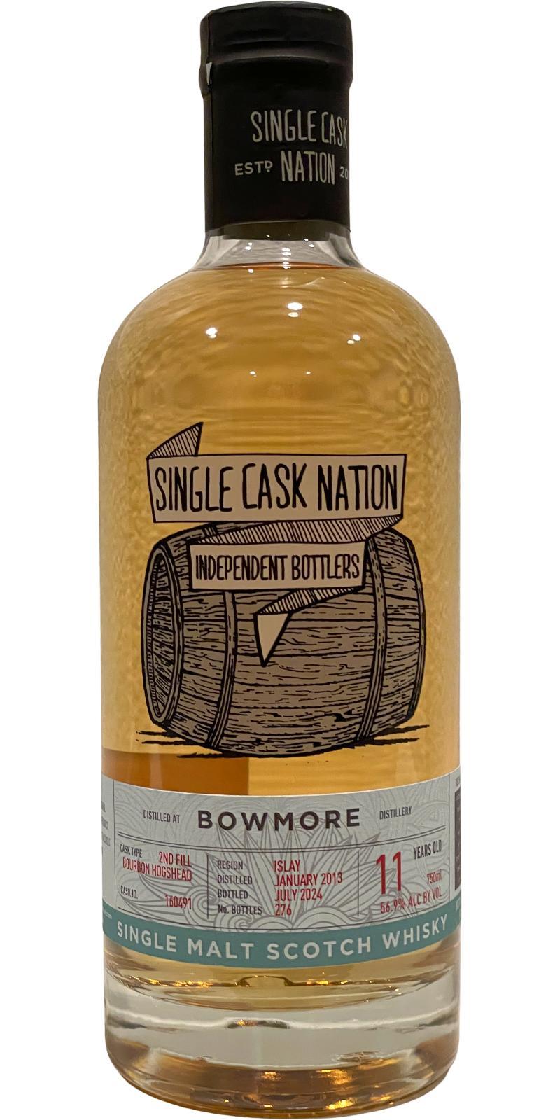 Bowmore 2013 JWC Single Cask Nation