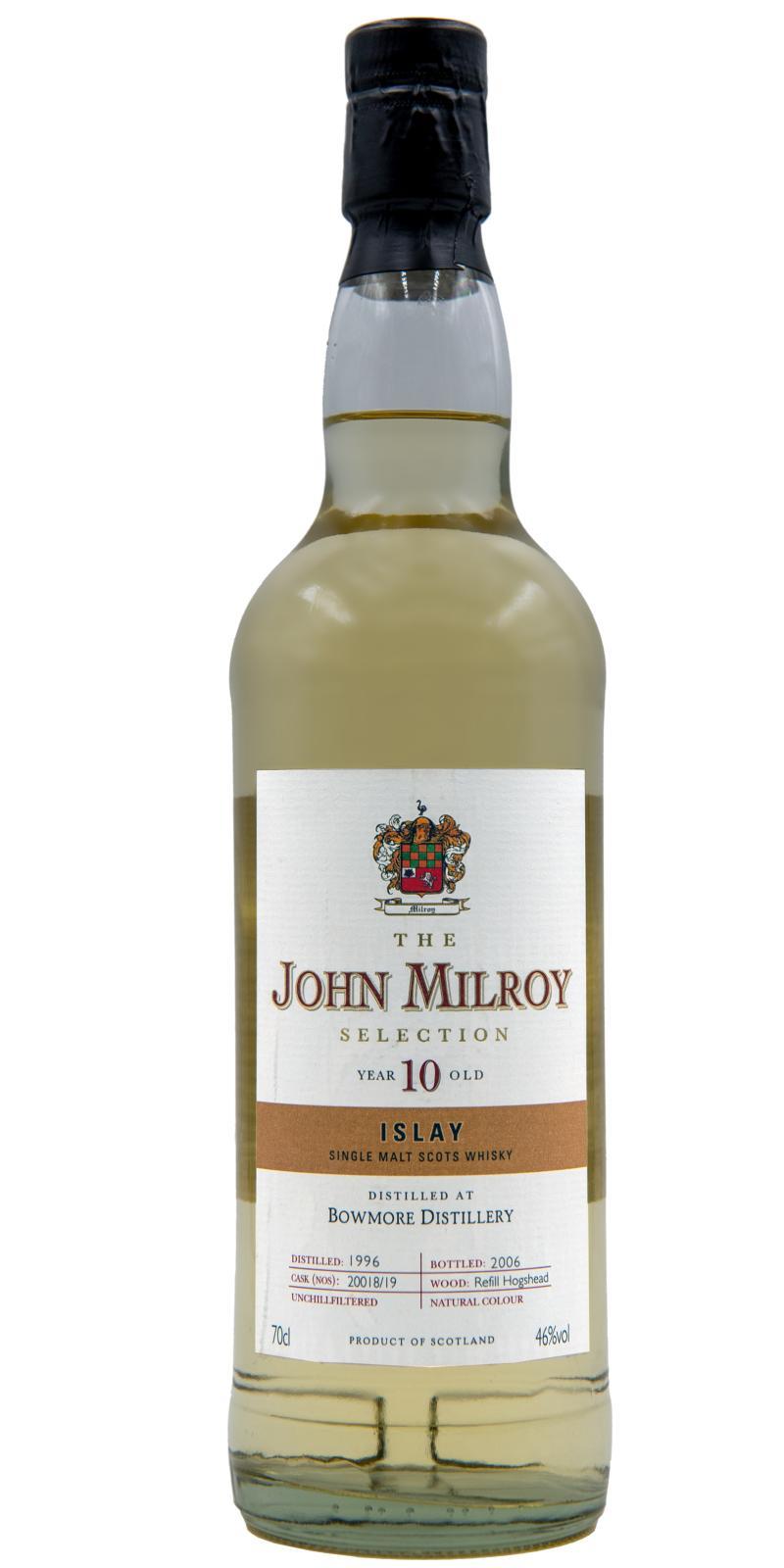 Bowmore 1996 JY The John Milroy Selection