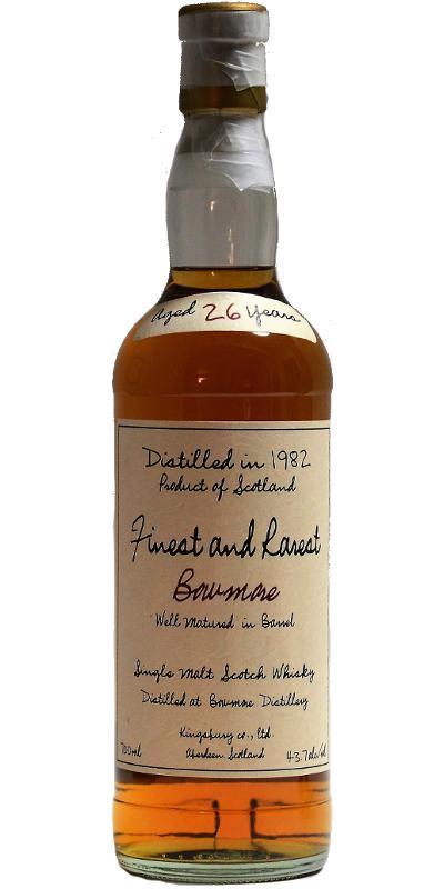 Bowmore 1982 Kb Finest and Rarest