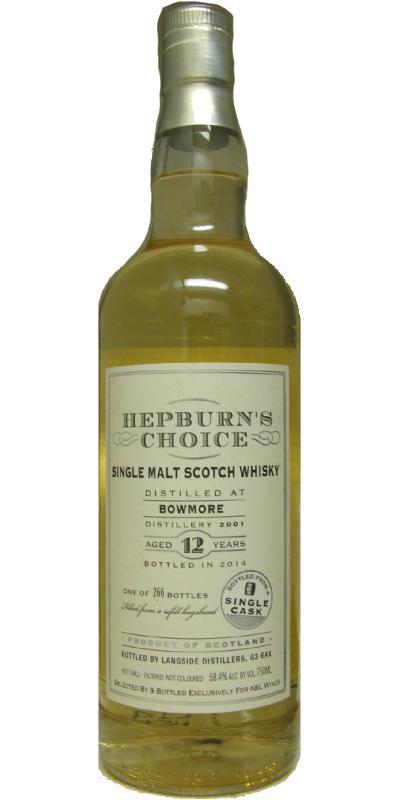 Bowmore 2001 LsD Hepburn's Choice