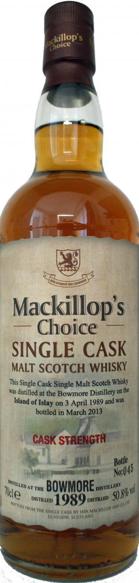 Bowmore 1989 McC Single Cask - Cask Strength