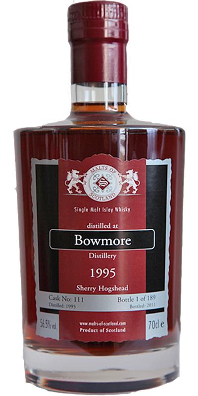 Bowmore 1995 MoS Warehouse Range