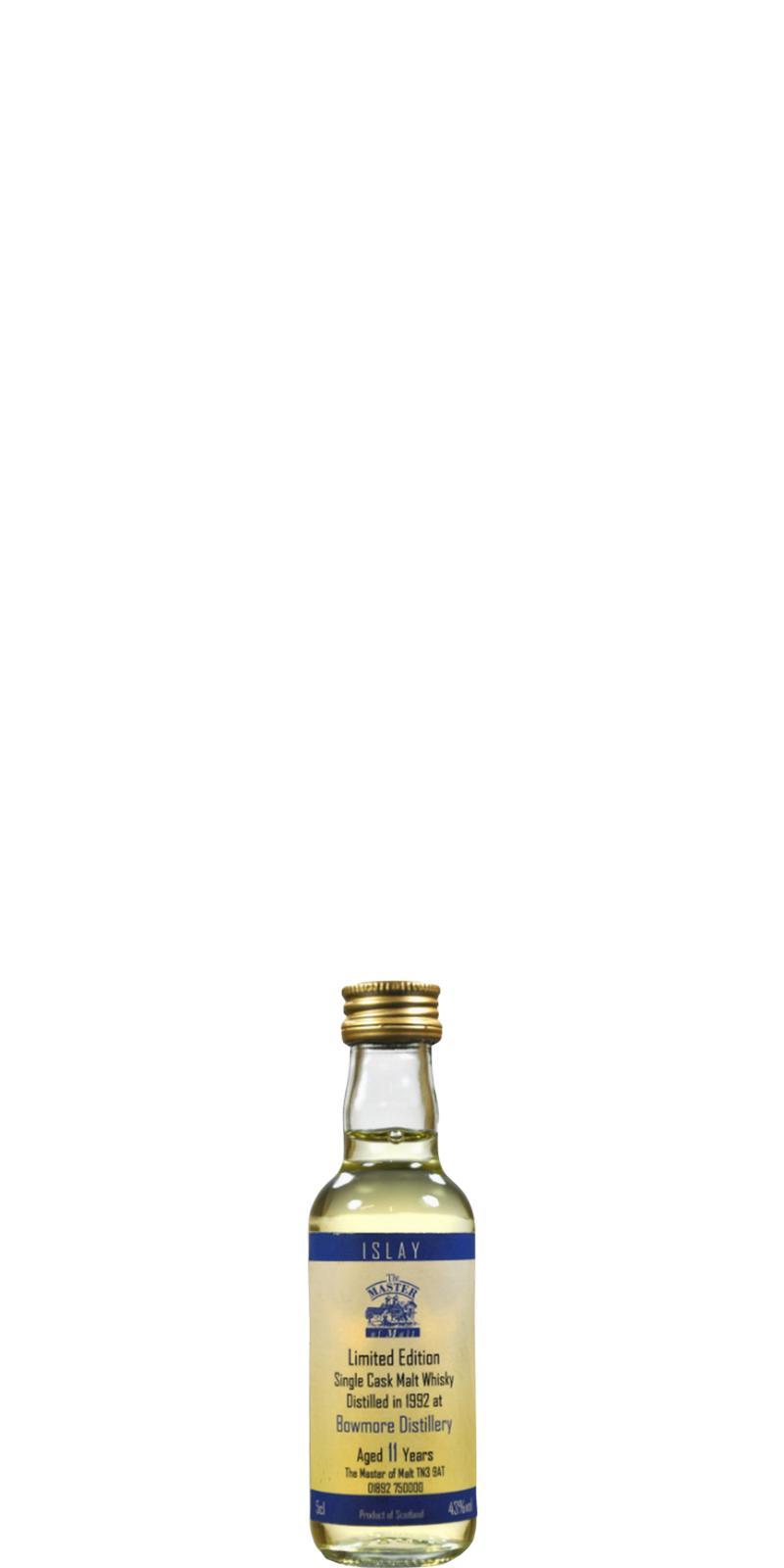 Bowmore 1992 MoM Miniature