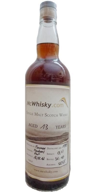 Bowmore 1999 McW