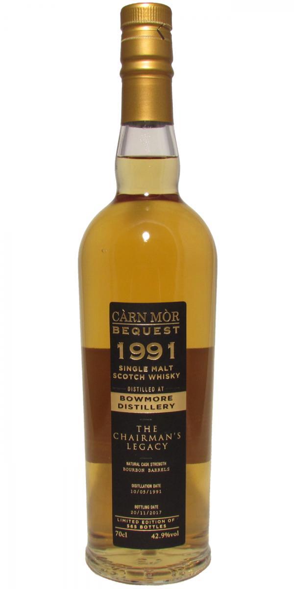 Bowmore 1991 MMcK Càrn Mòr - Bequest