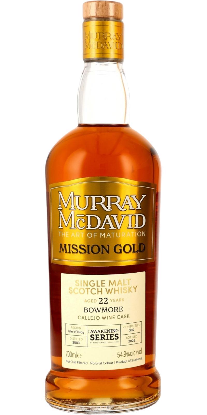 Bowmore 2003 MM The Awakening Series - Mission Gold