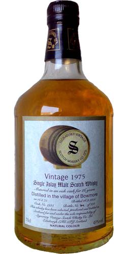 Bowmore 1975 SV Vintage Collection - Dumpy
