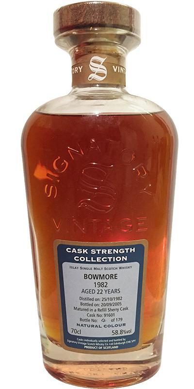 Bowmore 1982 SV Cask Strength Collection