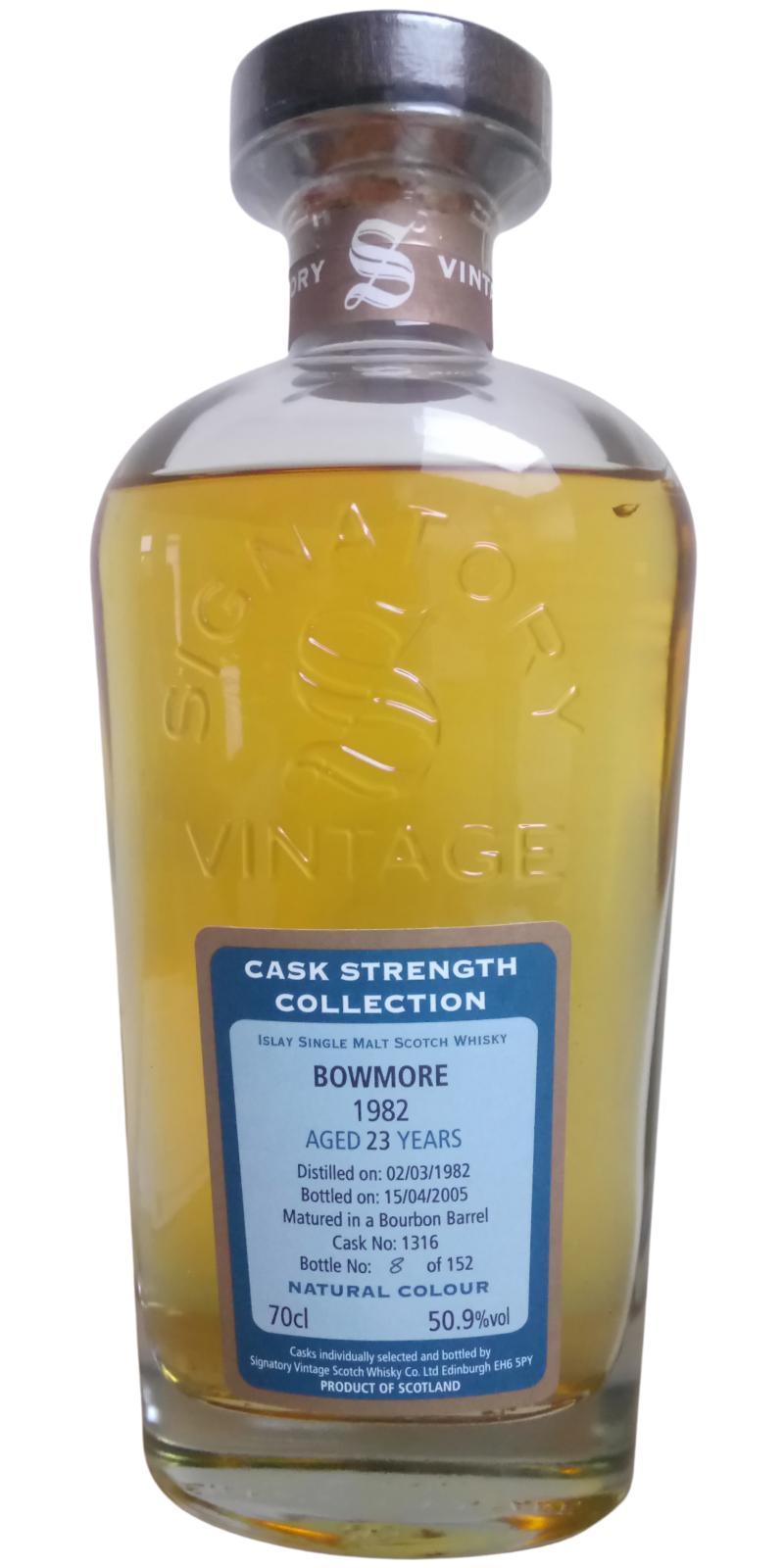 Bowmore 1982 SV Cask Strength Collection