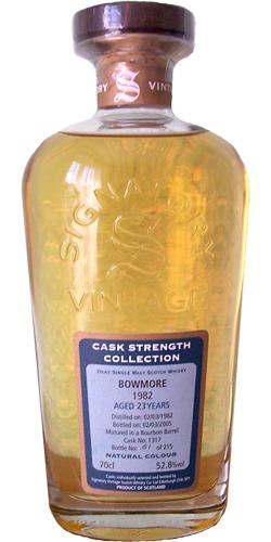 Bowmore 1982 SV Cask Strength Collection