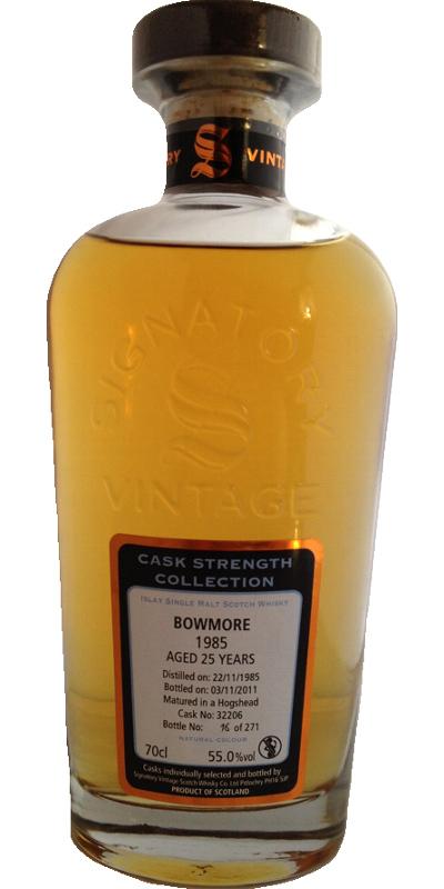 Bowmore 1985 SV Cask Strength Collection