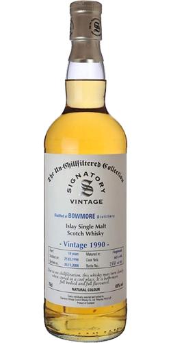 Bowmore 1990 SV The Un-Chillfiltered Collection