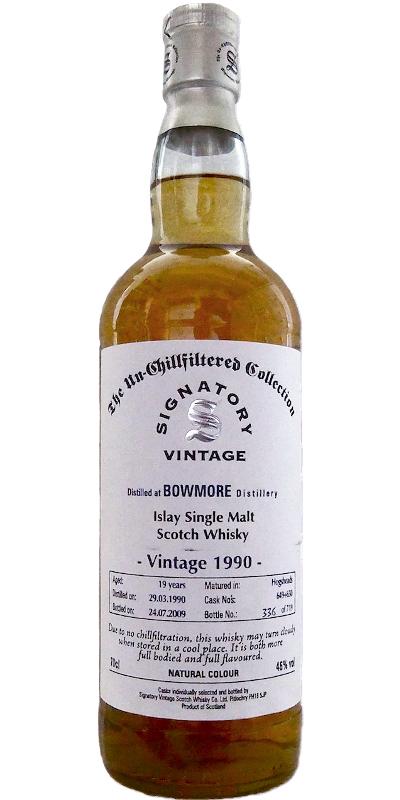 Bowmore 1990 SV The Un-Chillfiltered Collection