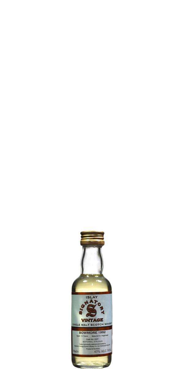 Bowmore 1992 SV Vintage Collection - Miniature