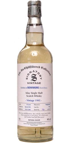 Bowmore 1995 SV The Un-Chillfiltered Collection
