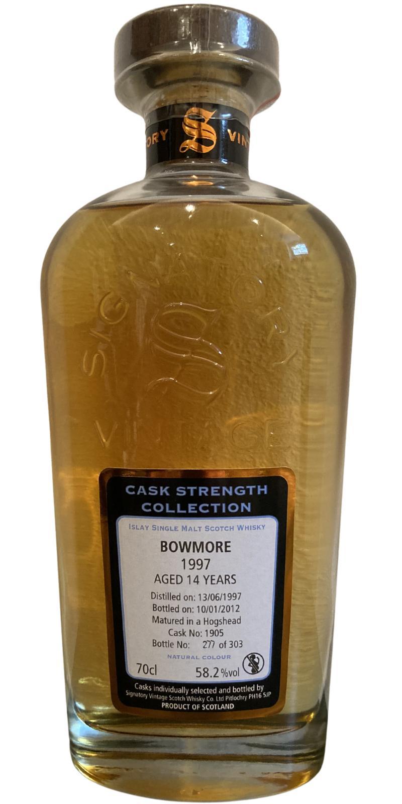 Bowmore 1997 SV Cask Strength Collection
