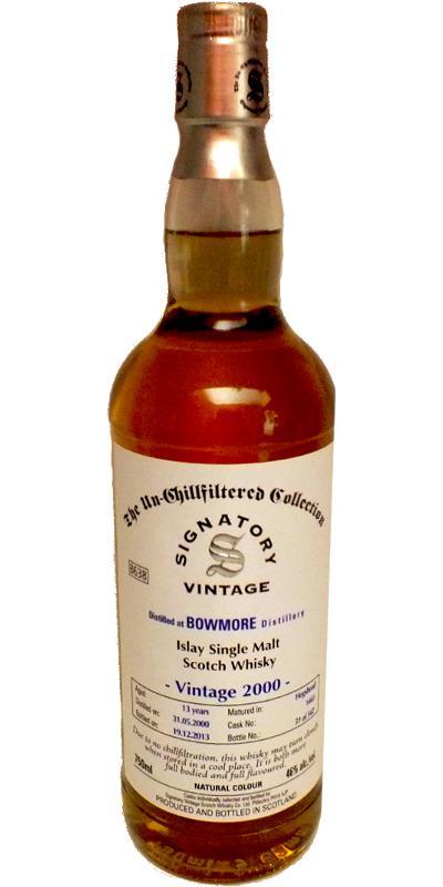 Bowmore 2000 SV The Un-Chillfiltered Collection
