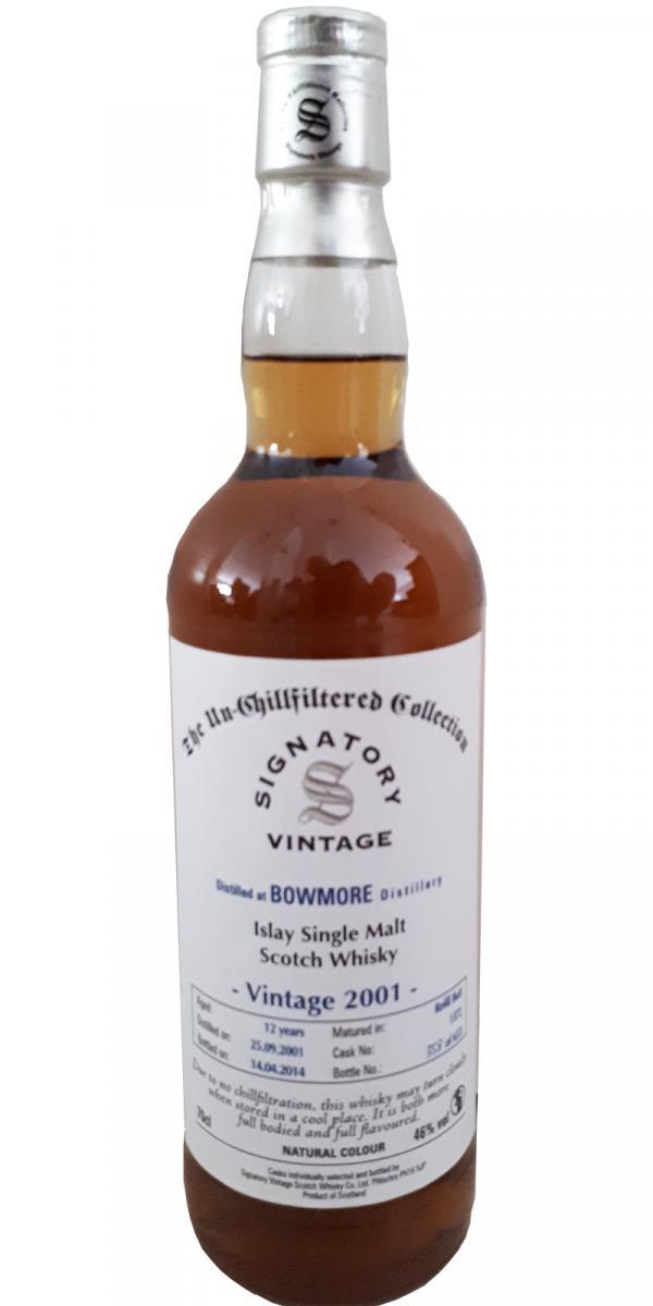 Bowmore 2001 SV The Un-Chillfiltered Collection