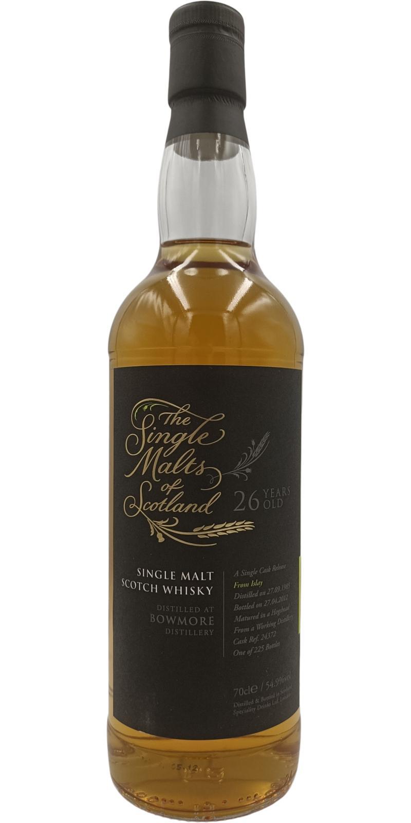 Bowmore 1985 SMS The Single Malts of Scotland