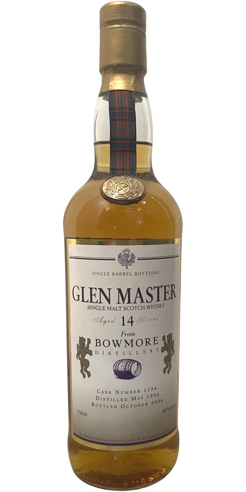 Bowmore 1990 SAB Glen Master