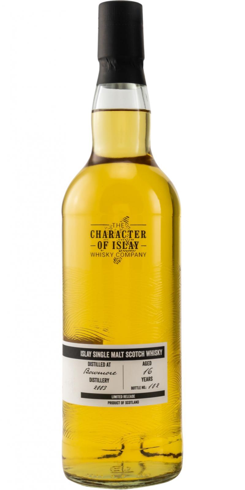 Bowmore 2003 TCIWC The Stories of Wind and Wave