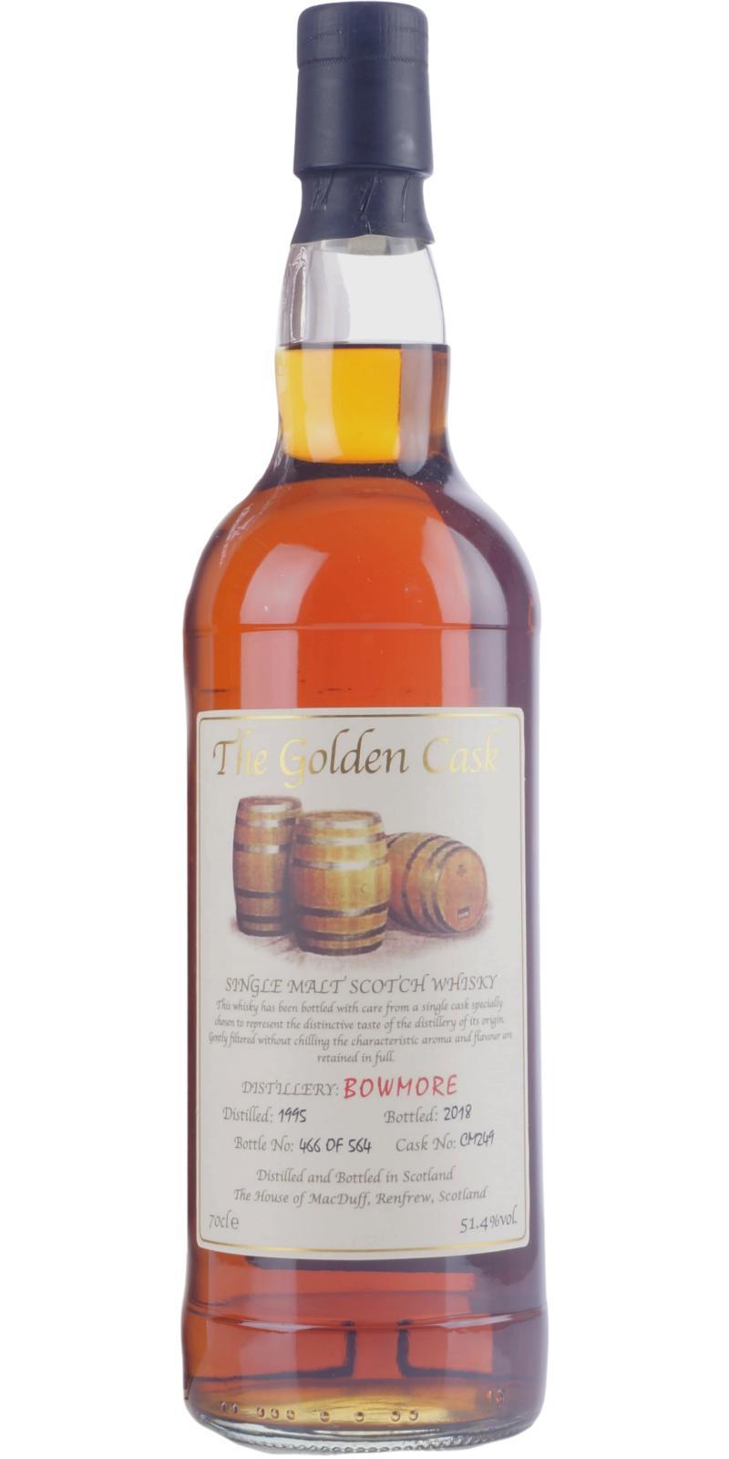 Bowmore 1995 HMcD The Golden Cask