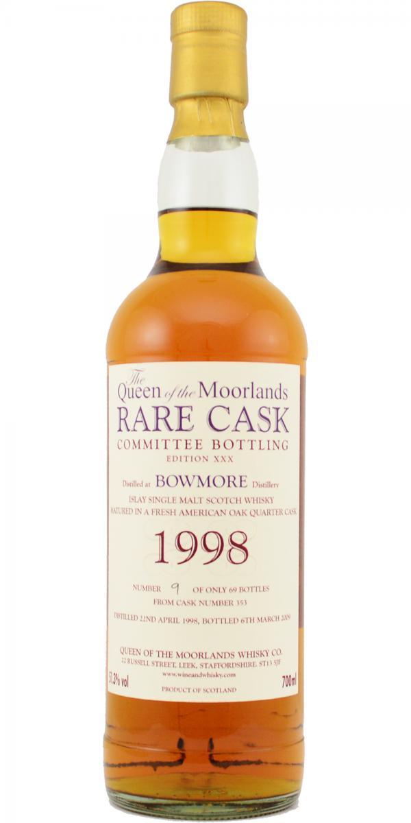 Bowmore 1998 QM Rare Cask - Edition XXX