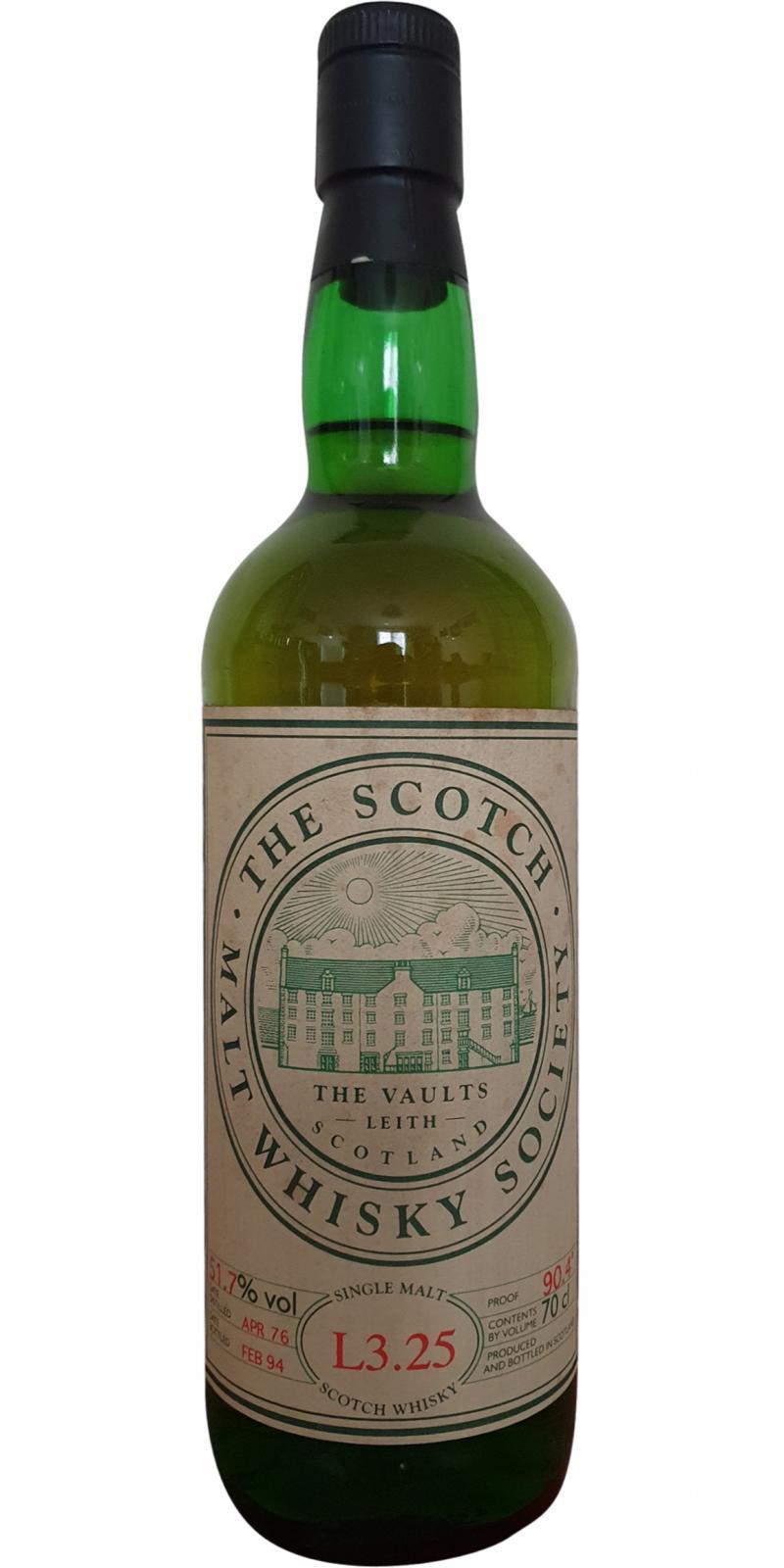 Bowmore 1976 SMWS L3.25