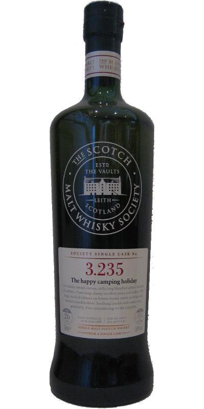 Bowmore 1988 SMWS 3.235 The happy camping holiday