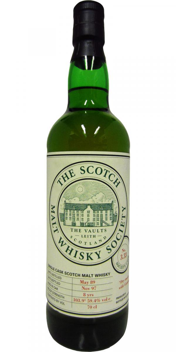Bowmore 1989 SMWS 3.33