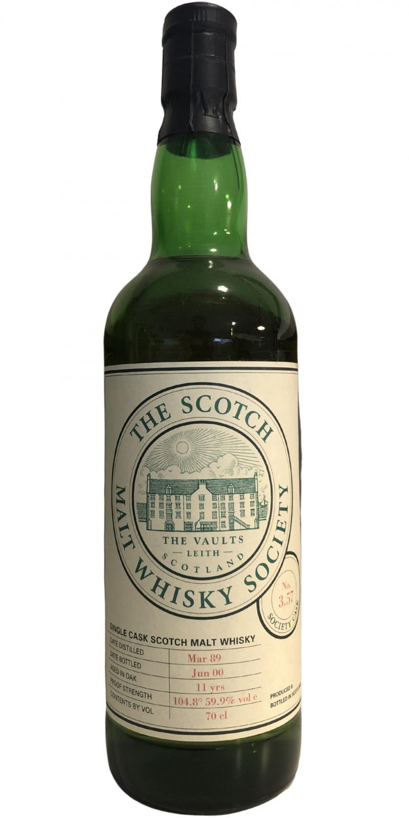 Bowmore 1989 SMWS 3.57