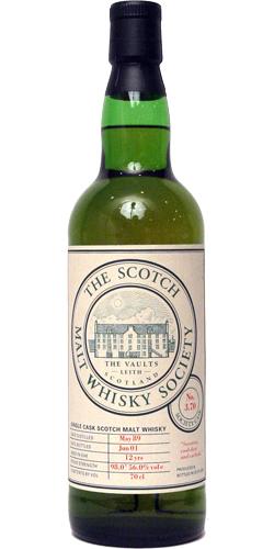 Bowmore 1989 SMWS 3.70 Lavender and coal scuttles