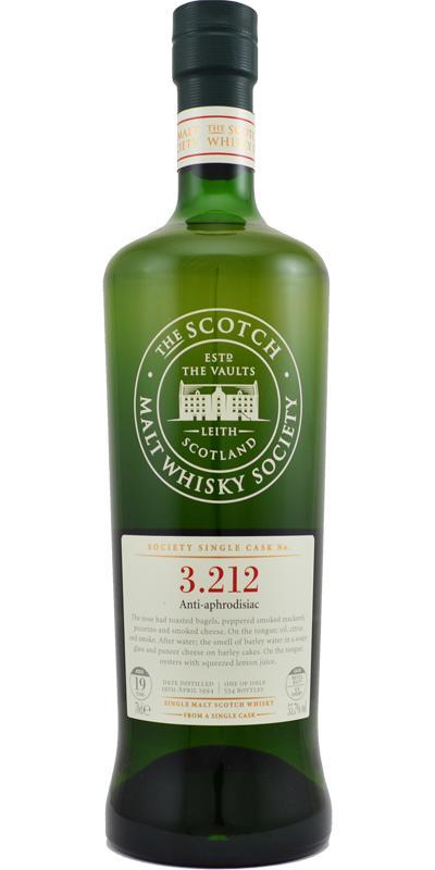 Bowmore 1994 SMWS 3.212 Anti-aphrodisiac