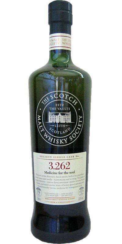 Bowmore 1996 SMWS 3.262 Medicine for the soul