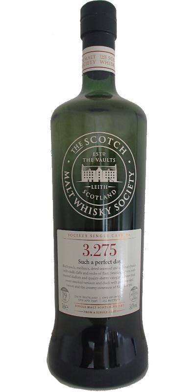 Bowmore 1996 SMWS 3.275 Such a perfect day