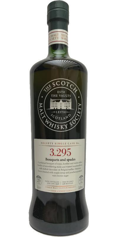 Bowmore 1996 SMWS 3.295 Bouquets and spades