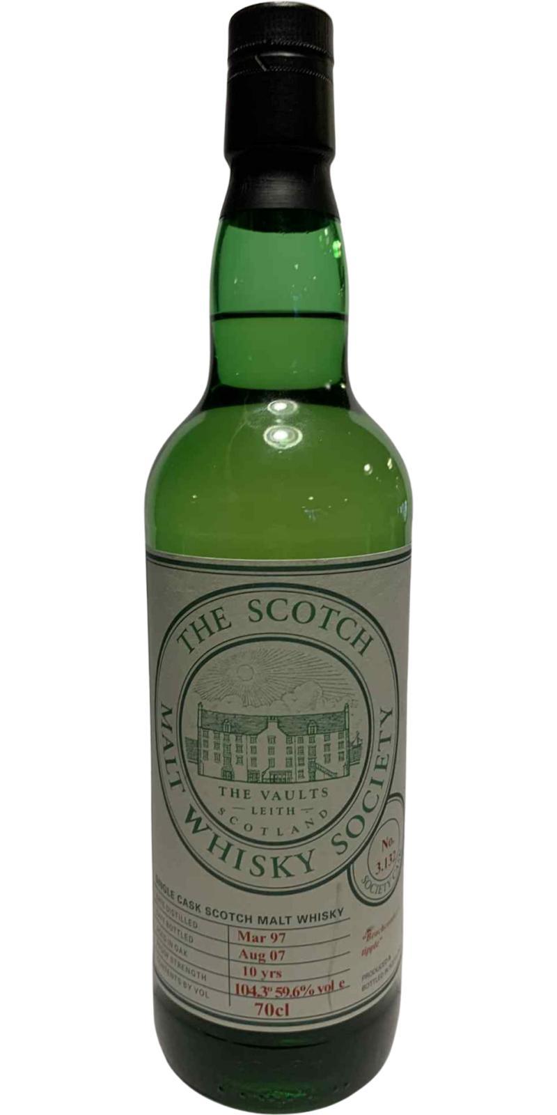 Bowmore 1997 SMWS 3.132 Beachcomber's tipple
