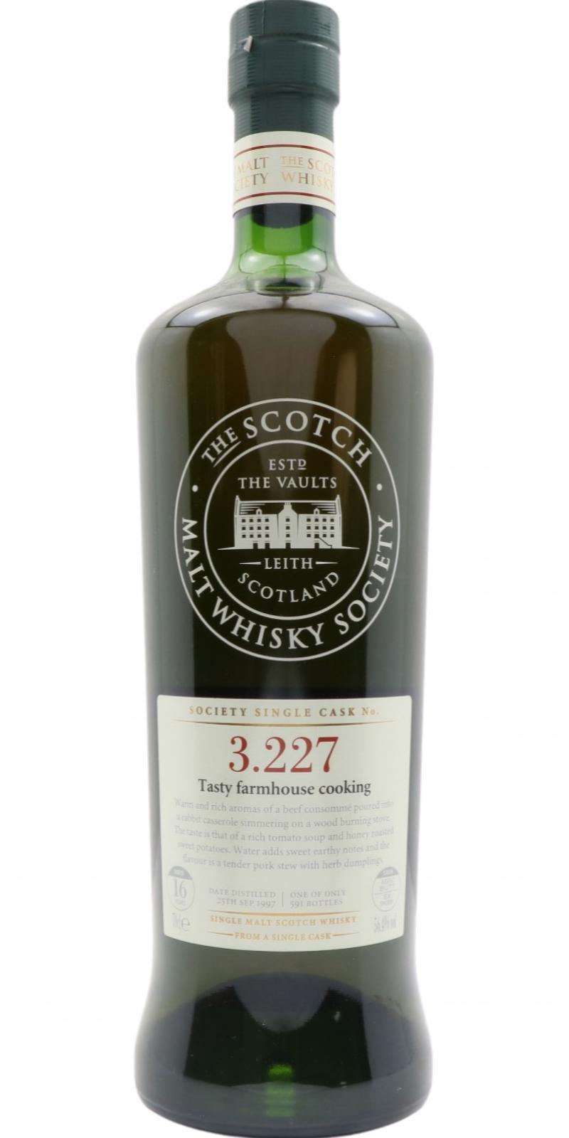 Bowmore 1997 SMWS 3.227 Tasty Farmhouse cooking