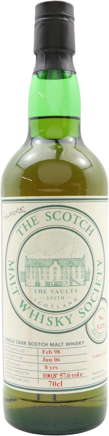 Bowmore 1998 SMWS 3.120 A butt of peat