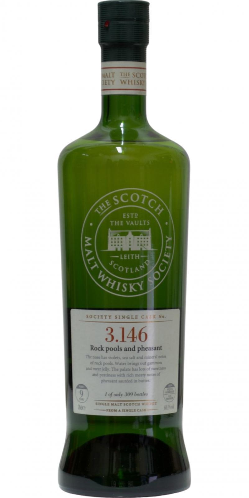 Bowmore 1999 SMWS 3.146 Rock pools and pheasant