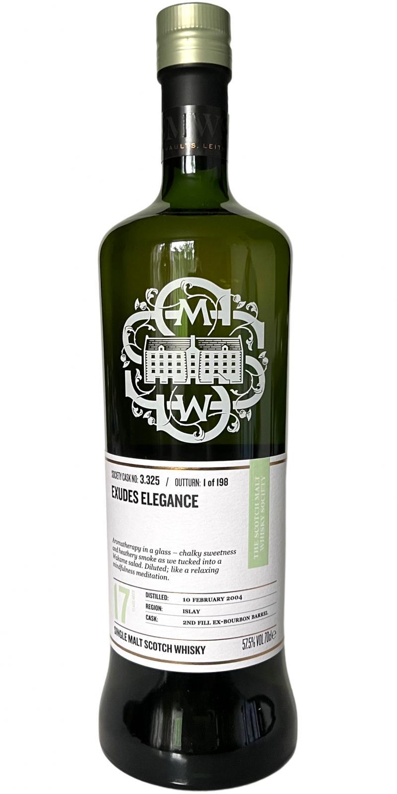 Bowmore 2004 SMWS 3.325 Exudes elegance