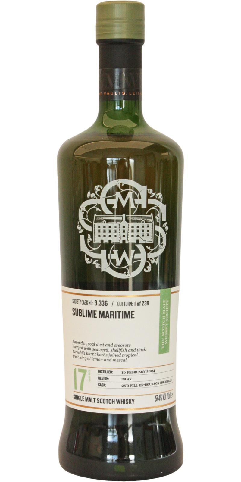 Bowmore 2004 SMWS 3.336 Sublime maritime