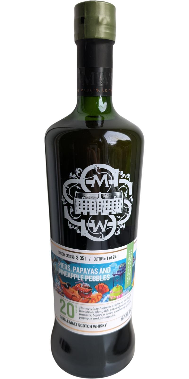 Bowmore 2004 SMWS 3.351 Piers, papayas and pineapple pebbles